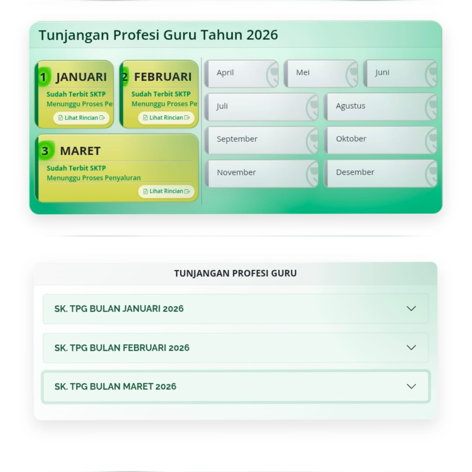 SKTPG Bulan Maret 2026 Telah Terbit, Guru Diminta Segera Cek Info GTK